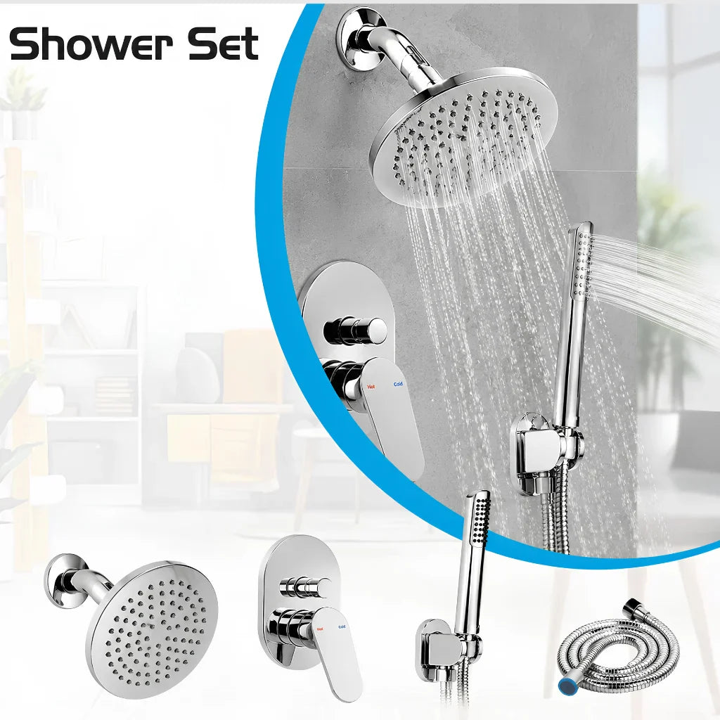 Shower Set: Brass Body and Premium Designs - TapToStove