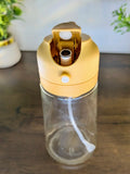 2 in 1 Oil Sprayer & Dispenser Bottle 500ml | Glass Cooking Oil Spray Bottle