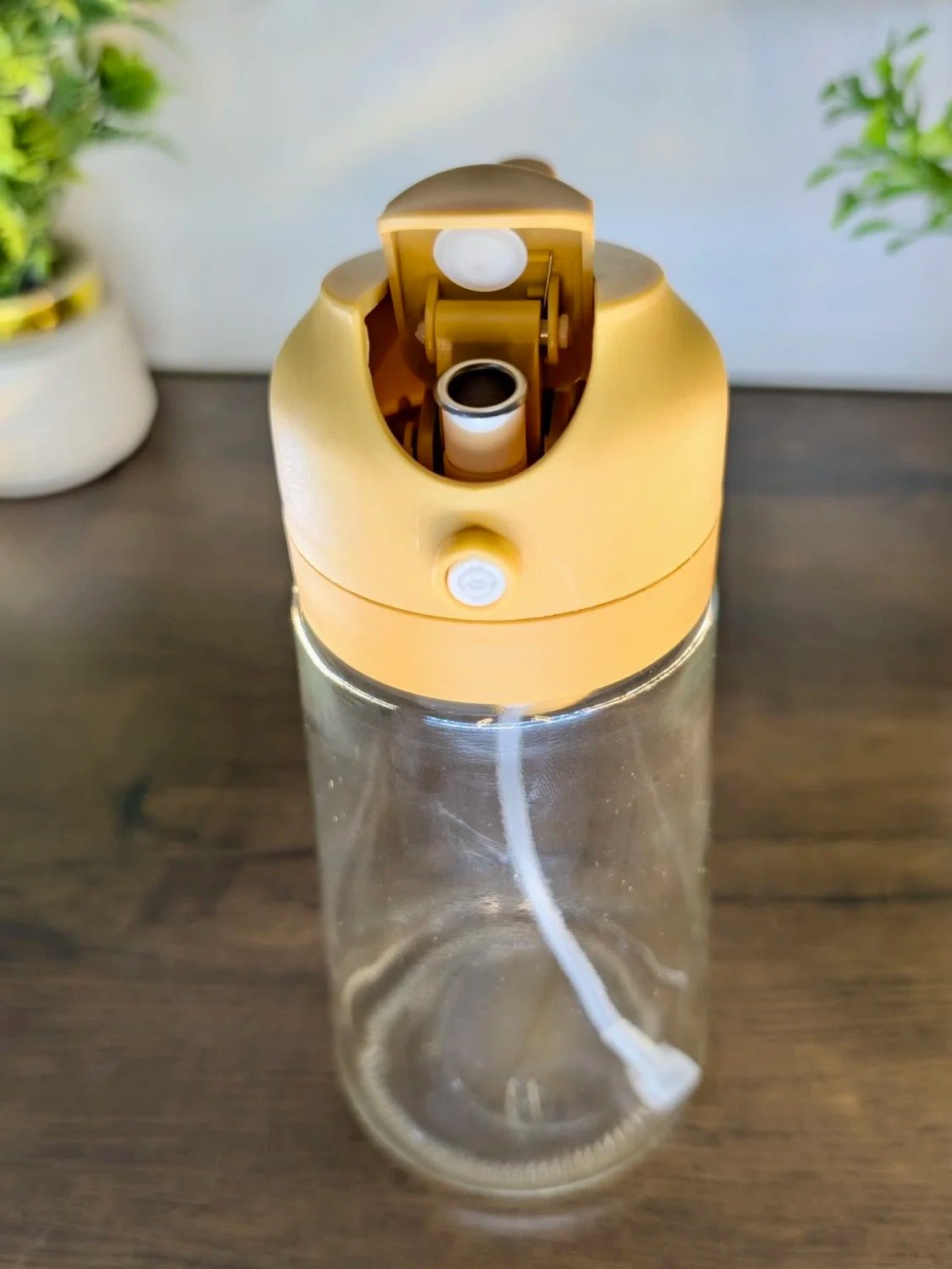 2 in 1 Oil Sprayer & Dispenser Bottle 500ml | Glass Cooking Oil Spray Bottle