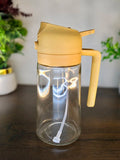 2 in 1 Oil Sprayer & Dispenser Bottle 500ml | Glass Cooking Oil Spray Bottle