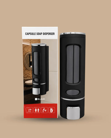 Imported Capsule Soap Dispenser | Premium Pure Plastic Body Liquid Soap Dispenser 400ML