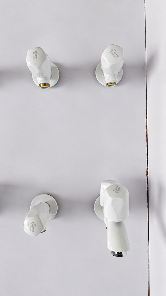 Decent Choice Deer Lever Shower Set | Heavy Brass Body Bathroom Shower Fitting with Brass Accessories