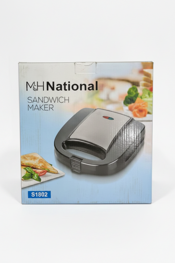 M&H National Sandwich Maker 1802 | 1 Year Warranty