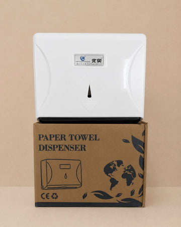Imported Paper Towel Dispenser | Premium Heavy Plastic Wall Mounted Tissue Holder with Fitting