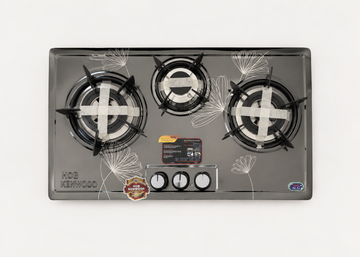 Kitchen Hob Kenwood | Stainless Steel Body | Metallic Burner | Bakelite Knob Set | Half Guard stand | 1 Year Leakage Warranty Stand |
