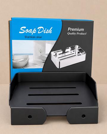 Imported Soap Dish | Stainless Steel Body | Premium Design