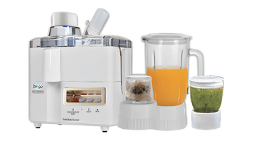 Bingo JBG-3800 4 in 1 Juicer Blender | Hard Fruit Juicer, Glass Blender, Wet & Dry Grinder