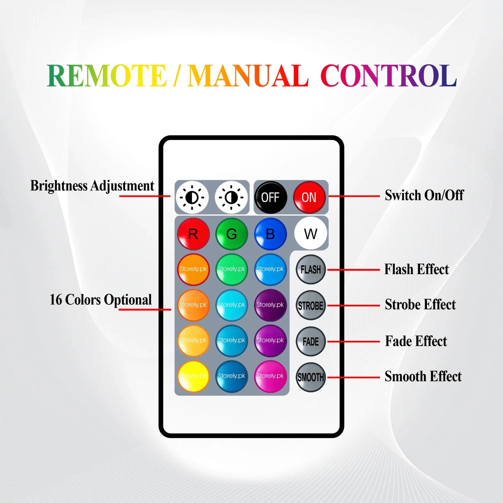 Crystal Diamond LED Lamp with 16 Color RGB Touch & Remote Control Table Lamp