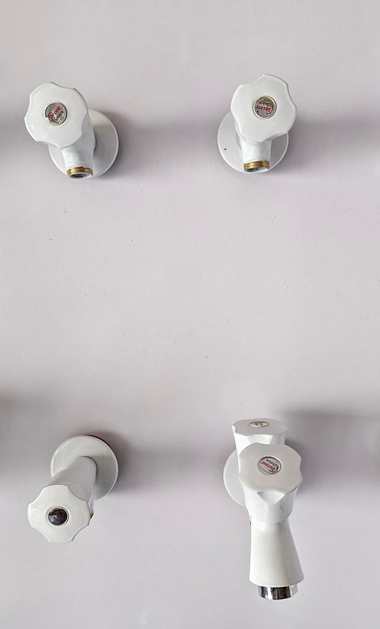 Decent Choice Queen Unique Shower Set | Economy Brass Body Bathroom Shower Fitting with Steel Fittings