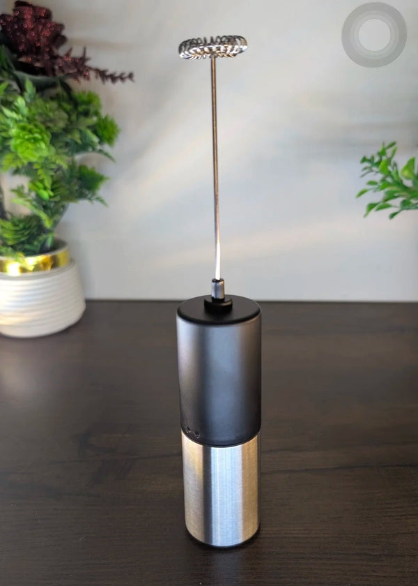 Handheld Electric Milk Frother & Coffee Beater | Battery Operated Coffee Whisk with 304 Stainless Steel Whisk