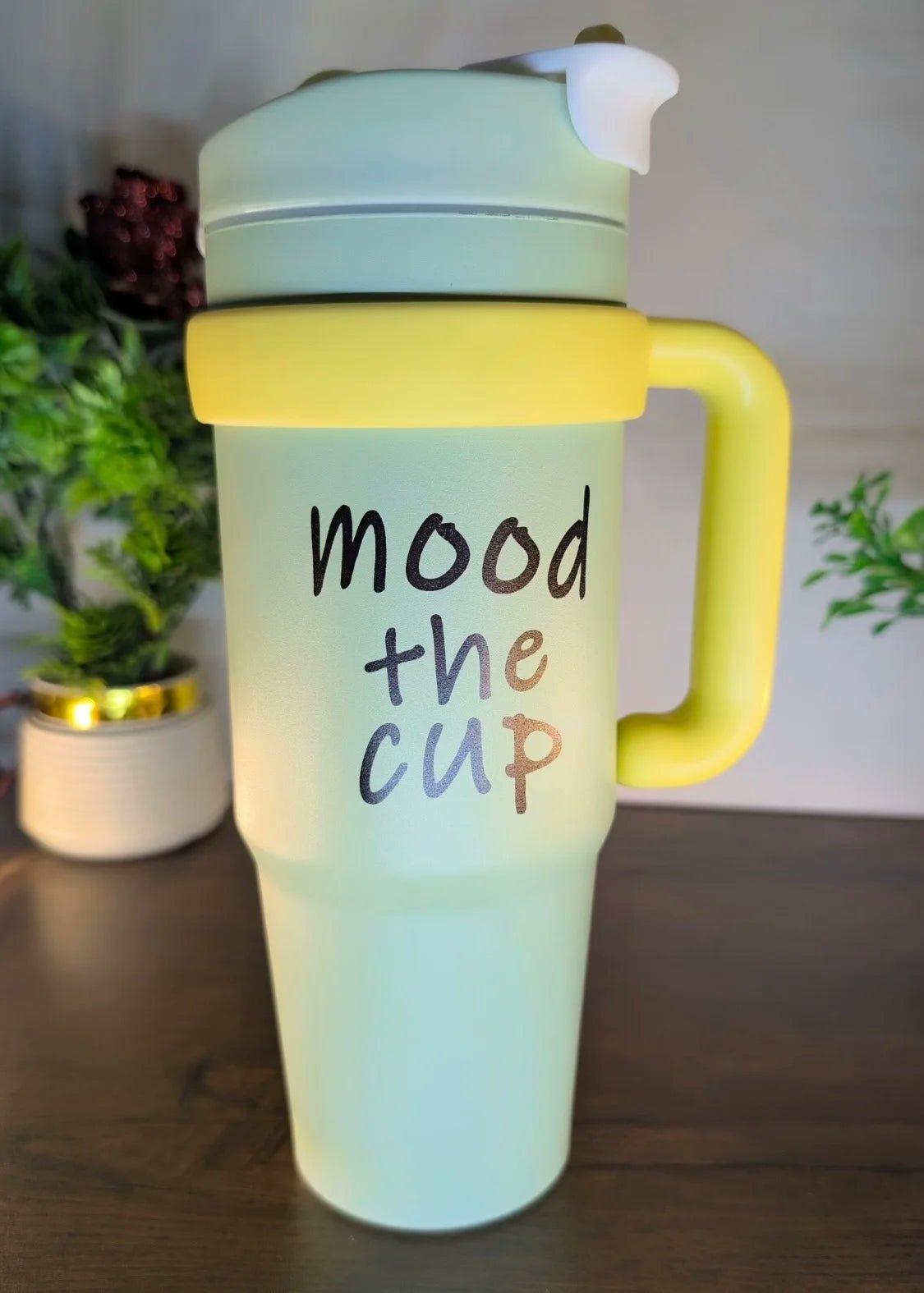 Premium Stainless Steel Tumbler with Straw & Handle | Vacuum Insulated Travel Cup