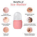 Silicone Face Ice Roller | Cooling Facial Massage Roller for Puffiness & Skincare