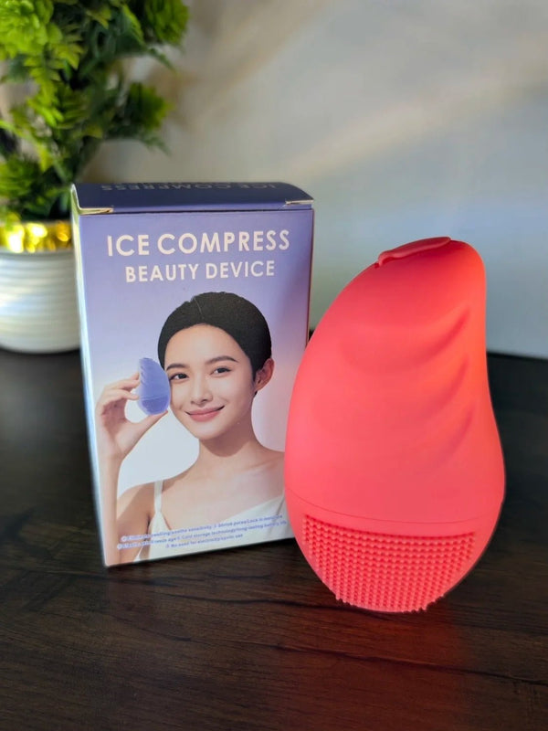 Silicone Face Ice Roller | Cooling Facial Massage Roller for Puffiness & Skincare