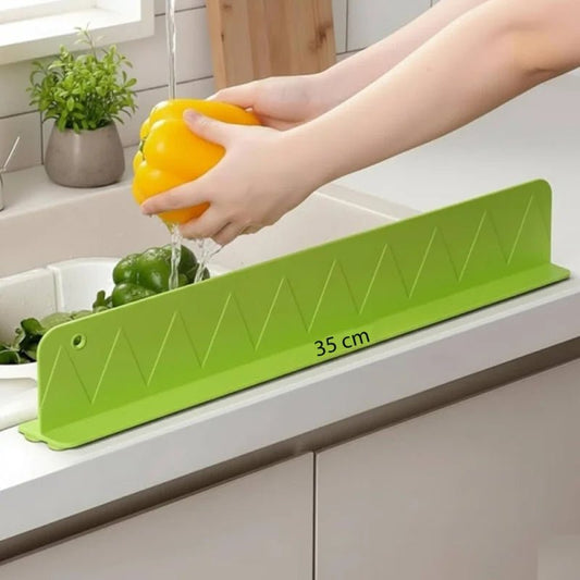 Silicone Sink Splash Guard with Suction | Kitchen Sink Water Splash Protector