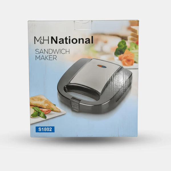 M&H National Sandwich Maker 1802 | 1 Year Warranty