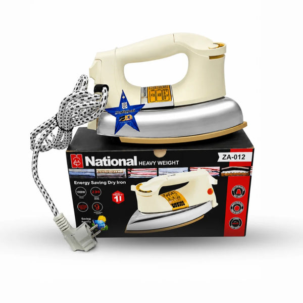 National 012 400 Watt Electric Iron | 2 Years Warranty